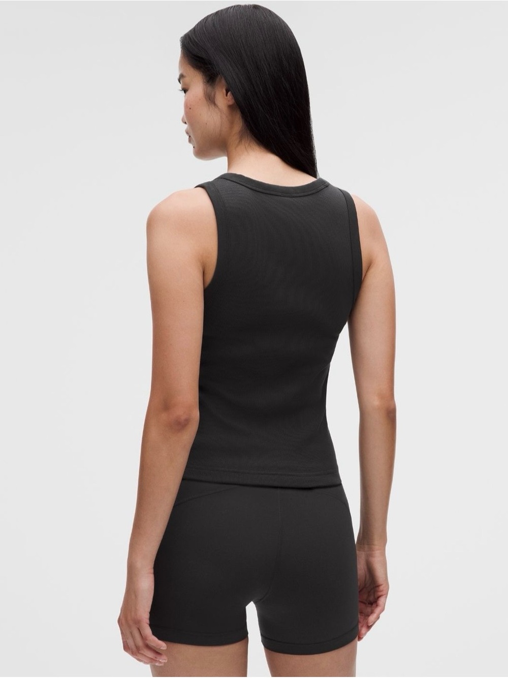 Little Scoop-Neck Tank Top Ribbed - Picture 3 of 4